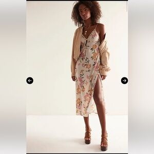 NWT FREE PEOPLE Someone Like You Slip Midi Dress $118